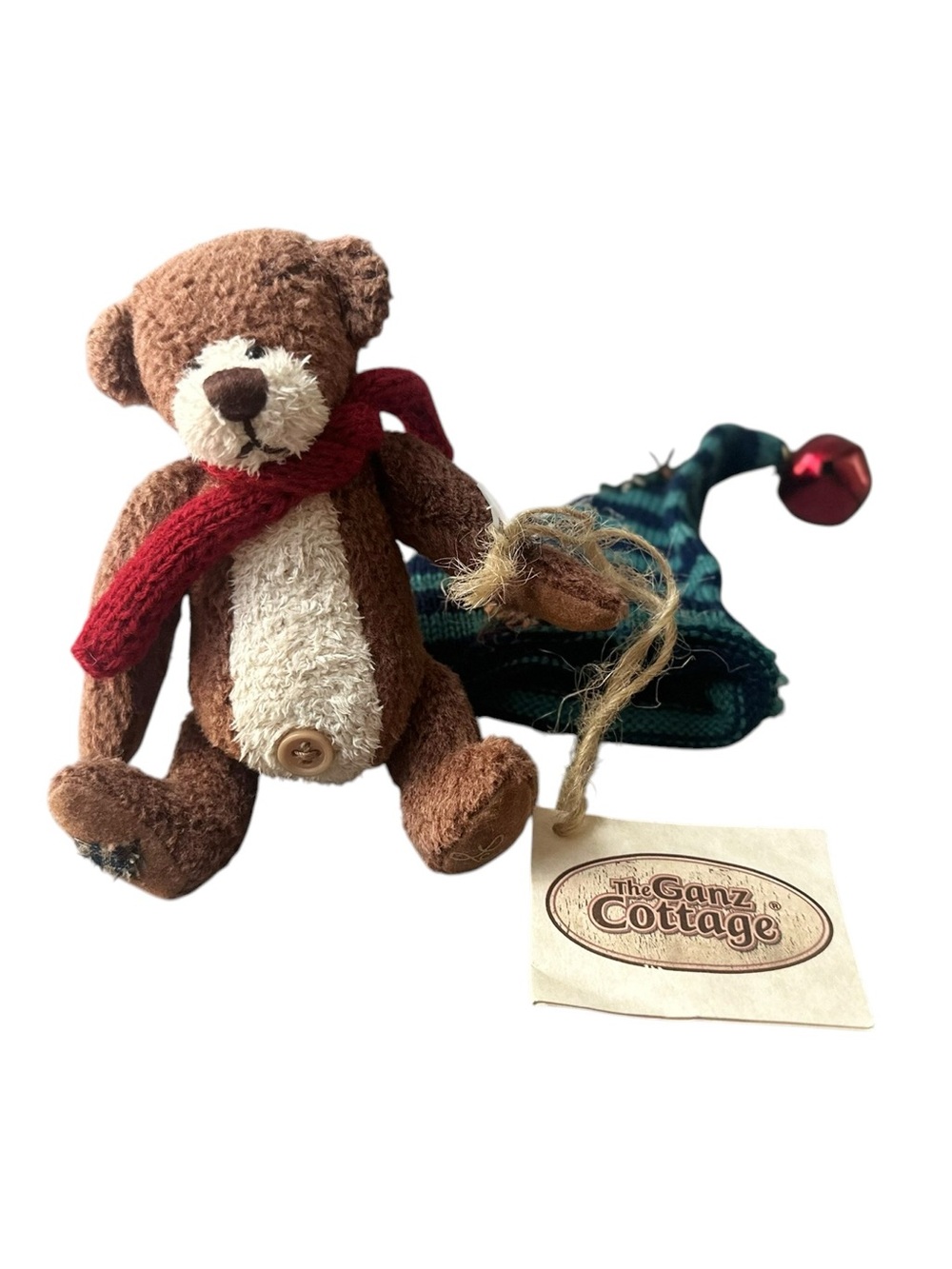 Ganz Cottage Teddy Bear Vintage Winter